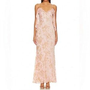 NBD Jamela Gown in Blush Pink size M